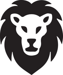 vector illustration of a lion head