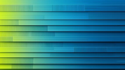 Obraz premium Abstract Blue and Green Gradient Striped Background