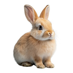 Obraz premium Cute rabbit, white isolate background