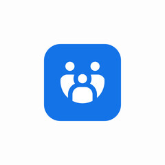 team setting icon sign vector