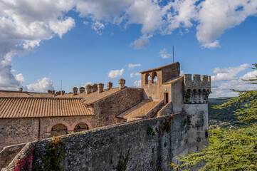 Bracciano, Italy. The Orsini-Odescalchi Castle, also known as Bracciano Castle