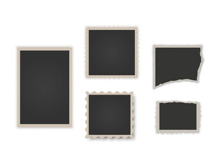 Vintage Photo Frames Torn vintage photos Old Frame 