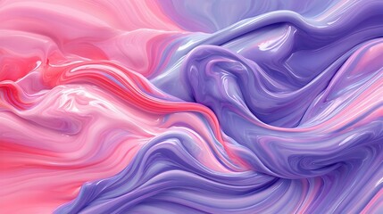 Obraz premium Abstract Pink and Purple Fluid Swirls Background