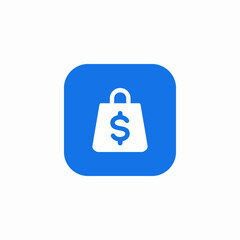 financesbag icon sign vector