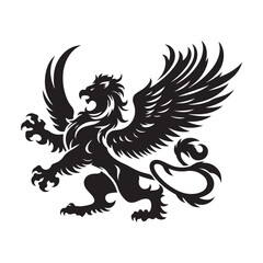 Majestic Lion and Eagle Logo – Powerful Animal Vector Illustration