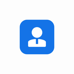 professional user account icon sign vector