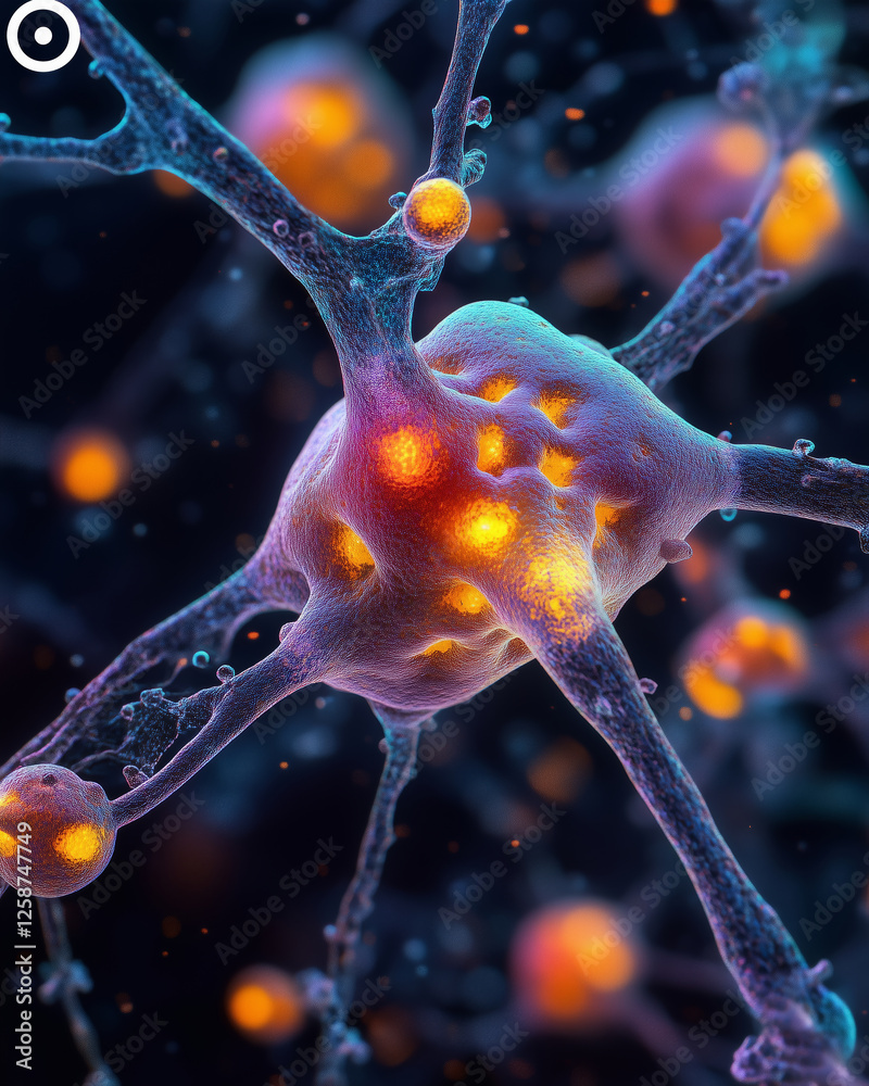Poster Exploring the intricate patterns of a dynamic neuro-map visualization