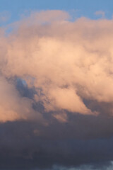 clouds in the sky during sunset