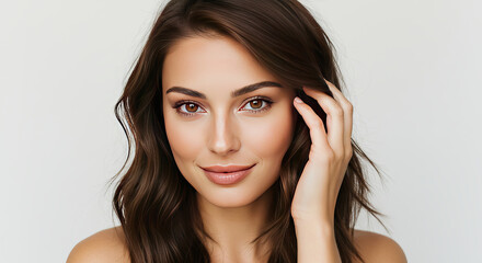 Naklejka premium portrait of a young woman