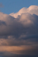 clouds in the sky during sunset