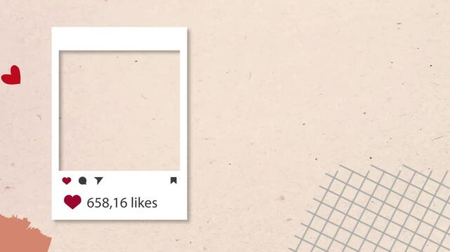halftone collage art Social media Square frame concept with blank space
