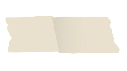 PNG Vintage torn paper scroll illustration on transparent background