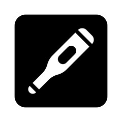 PNG Digital thermometer illustration, UI icon on transparent background