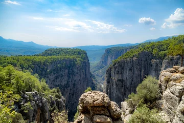 Gardinen Canyon View of beautiful Tazi canyon in mountains,  Antalya Turkey.  Popular tourist attraction.  © Vlad Rakin