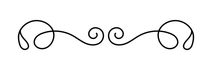 PNG Elegant decorative swirl design on transparent background