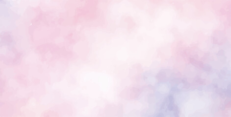 Abstract pink watercolor vector art background for cards, flyer, poster, banner and cover design. Hand drawn flower illustration for Valentines Day. Watercolor brush strokes. Rose. Flower backdrop.
