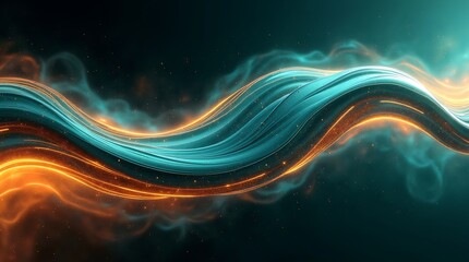 Abstract fluid motion  dynamic swirling shapes