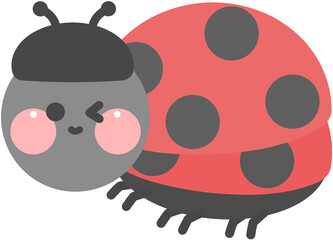 유치원 어린이집 환경구성 무당벌레 곤충 일러스트