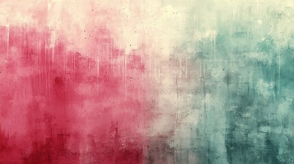 Abstract textured background with red and teal hues.