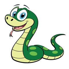 Cartoon snake design