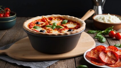 Delicious Baked Lasagna. Tasty Italian Food. Cuisine. Dinner.