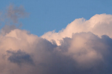 clouds in the sky during sunset