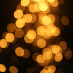 Large gold and silver bokeh on a dark background Bokeh light lights background bokeh abstract light bright effect shiny