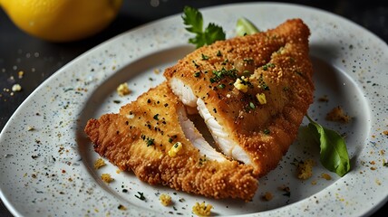 Southern-Style Fried Catfish with a Crispy, Seasoned Coating