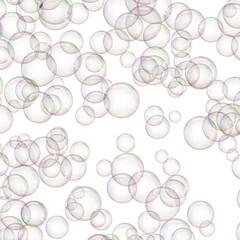 3d rendering of bubbles background.