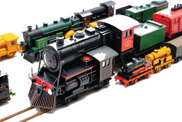 Vintage steam locomotive sketch railway transport