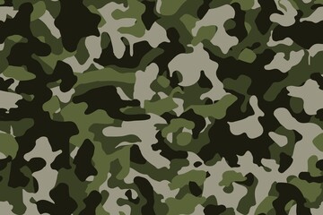 Fototapeta premium Aesthetic green camo pattern background design