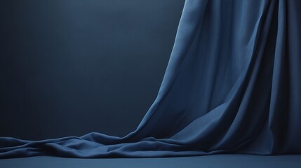 Dark blue product background