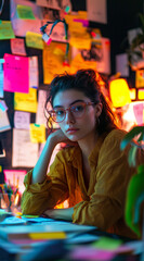 Obraz premium Young female student