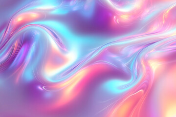 Abstract iridescent holographic background