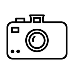Camera icon Outline vector symbol sign