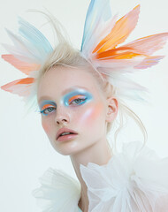 Fototapeta premium Commercial fashion and cosmetics photo session