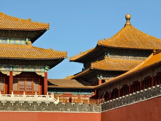 Architectural details of the Forbidden City in Beijing, China