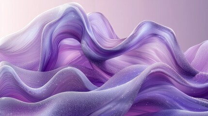 Obraz premium Abstract Purple Swirling Fabric Texture