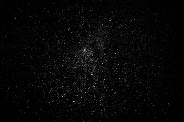 Black galaxy stars background