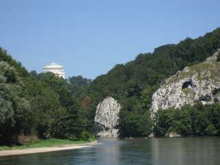 Donaudurchbruch mit Walhalla