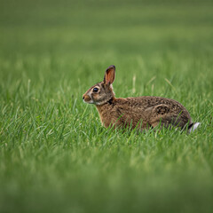 Fototapeta premium rabbit in the grass