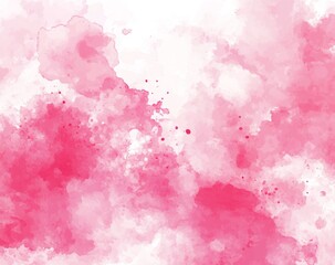 Pink watercolor wash abstract background texture