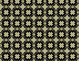 Elegant Vintage Floral Tile Pattern