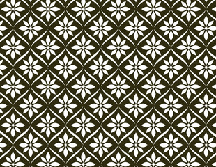 Geometric Floral Pattern