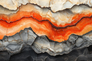 Obraz premium Generative AI Illustration of Geological Faults and Tectonic Processes in Arid Landscape