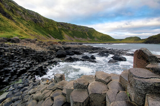 The Giant's causeway located in Northern Ireland (County Antrim) is one of Ireland's most iconic landmarks and UNESCO world heritage
