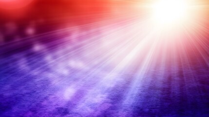Vibrant Purple and Red Light Rays Background, Abstract Glowing Texture