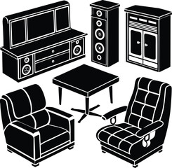 Bed room, living room, dining room and guest room all kind of furniture set