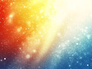 Fototapeta premium Vibrant Color Abstract Background, Red, Yellow, Blue Sparkle