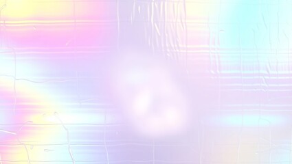 Obraz premium Luxury Pastel Holographic Glass with Soft Light and 3D Depth